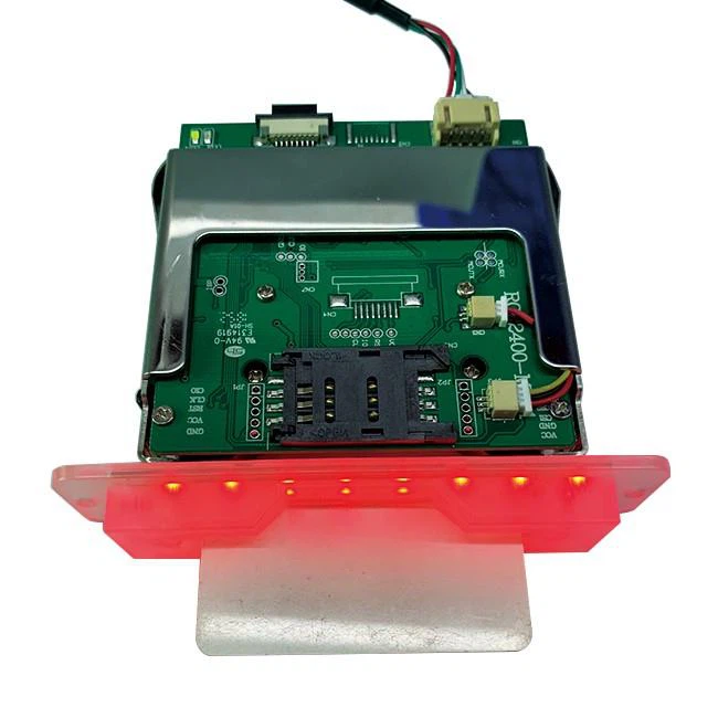 Illuminated Red Green Entry Slot Reader